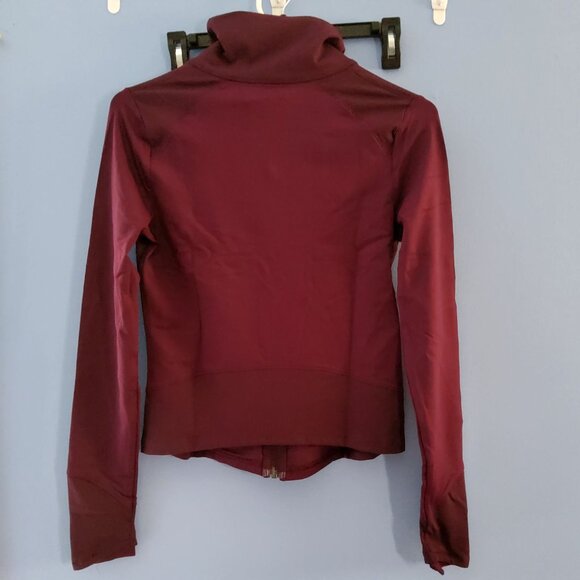 Under Armour Womens UA Meridian Fitted Jacket XS Plum Purple Polyester Blend - Picture 3 of 11